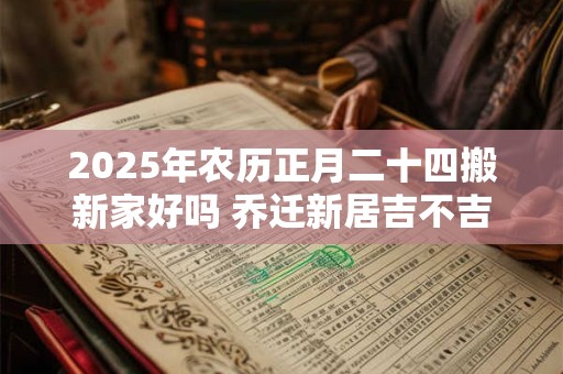 2025年农历正月二十四搬新家好吗 乔迁新居吉不吉利