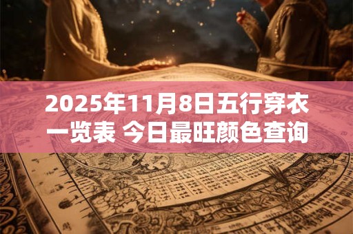 2025年11月8日五行穿衣一览表 今日最旺颜色查询