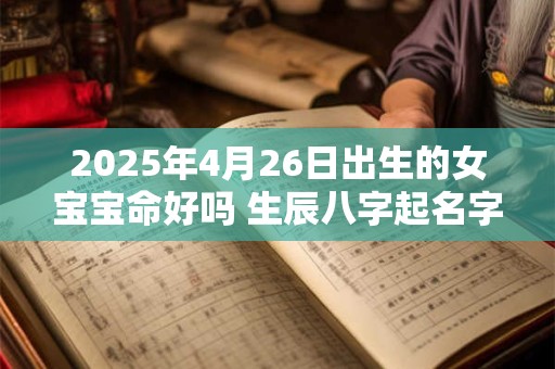2025年4月26日出生的女宝宝命好吗 生辰八字起名字