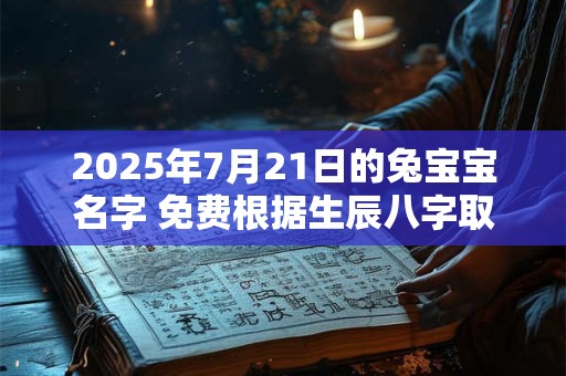 2025年7月21日的兔宝宝名字 免费根据生辰八字取名