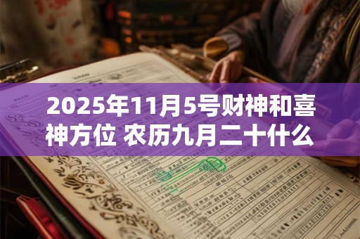 2025年11月5号财神和喜神方位 农历九月二十什么时辰吉