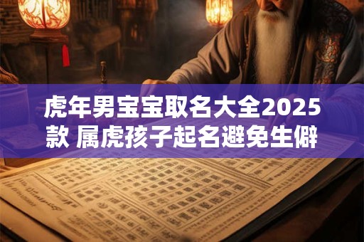 虎年男宝宝取名大全2025款 属虎孩子起名避免生僻字