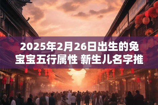 2025年2月26日出生的兔宝宝五行属性 新生儿名字推荐