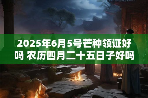 2025年6月5号芒种领证好吗 农历四月二十五日子好吗