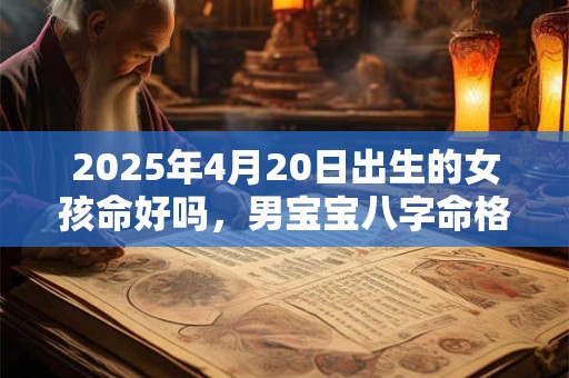 2025年4月20日出生的女孩命好吗，男宝宝八字命格