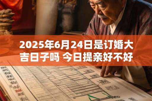 2025年6月24日是订婚大吉日子吗 今日提亲好不好