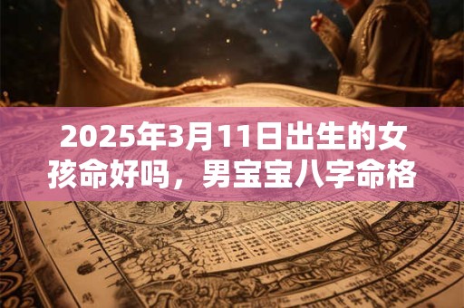 2025年3月11日出生的女孩命好吗，男宝宝八字命格