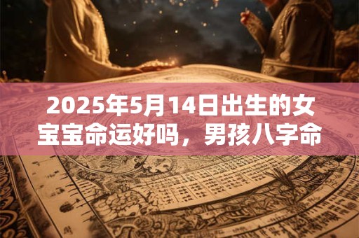 2025年5月14日出生的女宝宝命运好吗，男孩八字命运查询