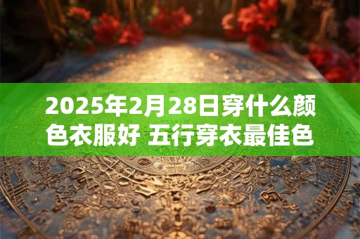 2025年2月28日穿什么颜色衣服好 五行穿衣最佳色