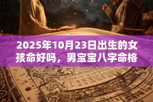 2025年10月23日出生的女孩命好吗，男宝宝八字命格