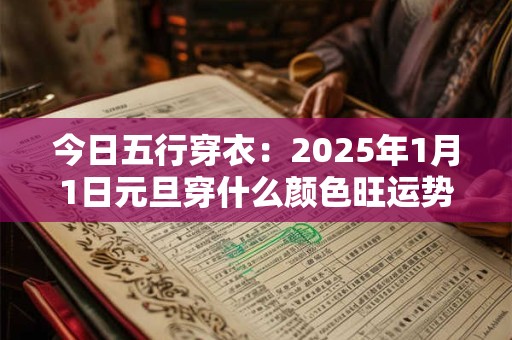 今日五行穿衣：2025年1月1日元旦穿什么颜色旺运势