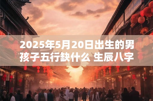 2025年5月20日出生的男孩子五行缺什么 生辰八字高分取名