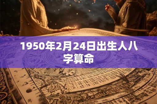 1950年2月24日出生人八字算命 1950年2月24日出生人八字算命