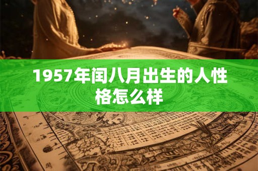 1957年闰八月出生的人性格怎么样