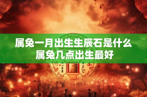 属兔一月出生生辰石是什么 属兔几点出生最好 属兔一月出生生辰石是什么 属兔几点出生最好