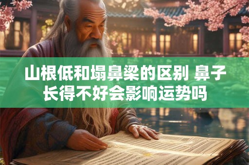 山根低和塌鼻梁的区别 鼻子长得不好会影响运势吗