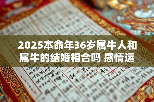 2025本命年36岁属牛人和属牛的结婚相合吗 感情运势怎么样