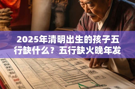 2025年清明出生的孩子五行缺什么？五行缺火晚年发达