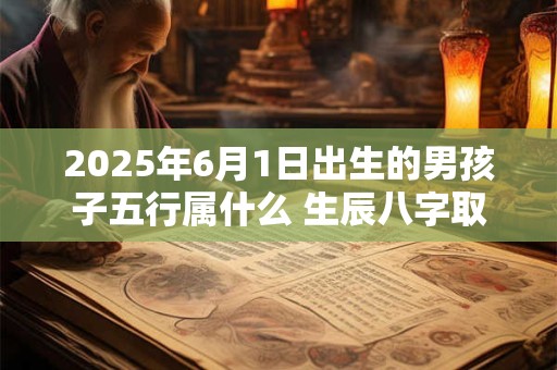 2025年6月1日出生的男孩子五行属什么 生辰八字取名