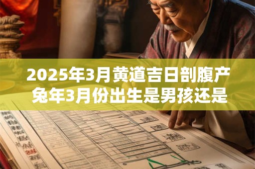 2025年3月黄道吉日剖腹产 兔年3月份出生是男孩还是女孩