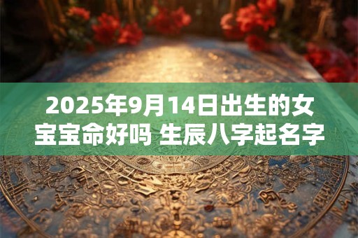 2025年9月14日出生的女宝宝命好吗 生辰八字起名字