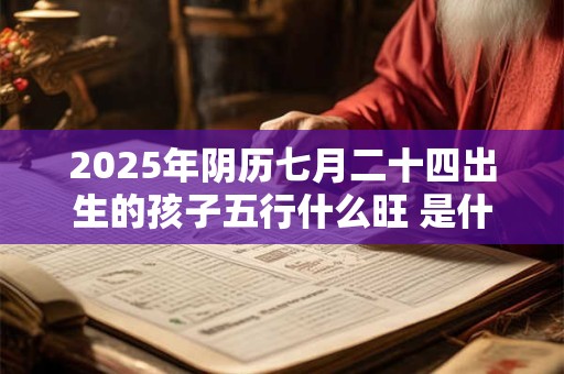 2025年阴历七月二十四出生的孩子五行什么旺 是什么命