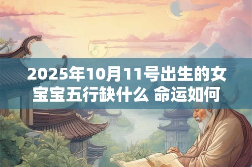 2025年10月11号出生的女宝宝五行缺什么 命运如何 2025年10月11号出生的女宝宝五行缺什么 命运如何