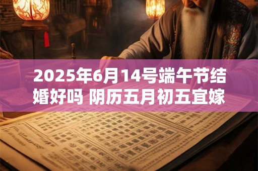 2025年6月14号端午节结婚好吗 阴历五月初五宜嫁娶吗