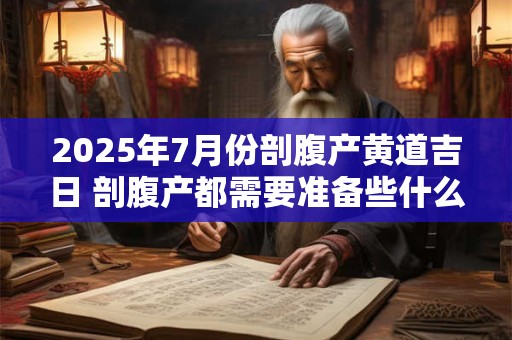 2025年7月份剖腹产黄道吉日 剖腹产都需要准备些什么