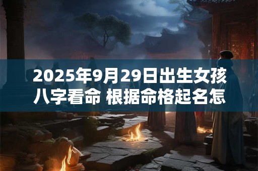 2025年9月29日出生女孩八字看命 根据命格起名怎么取