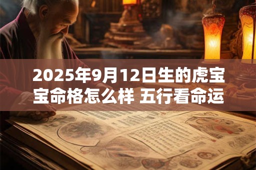 2025年9月12日生的虎宝宝命格怎么样 五行看命运