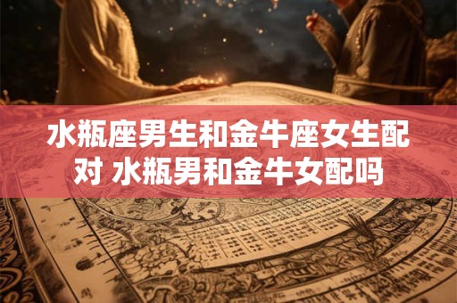 水瓶座男生和金牛座女生配对 水瓶男和金牛女配吗