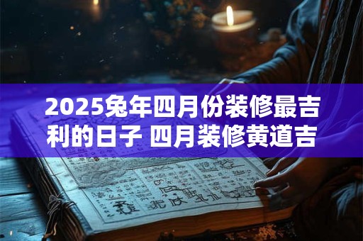 2025兔年四月份装修最吉利的日子 四月装修黄道吉日