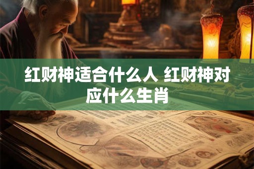 红财神适合什么人 红财神对应什么生肖