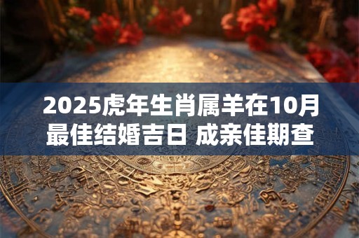 2025虎年生肖属羊在10月最佳结婚吉日 成亲佳期查询 2025虎年生肖属羊在10月最佳结婚吉日 成亲佳期查询