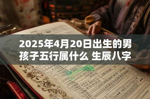 2025年4月20日出生的男孩子五行属什么 生辰八字取名