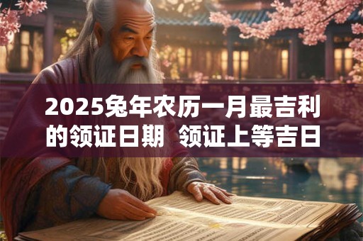2025兔年农历一月最吉利的领证日期  领证上等吉日