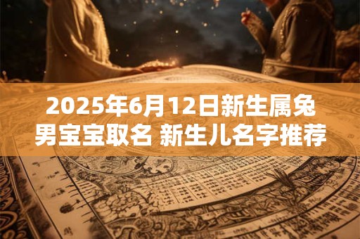 2025年6月12日新生属兔男宝宝取名 新生儿名字推荐