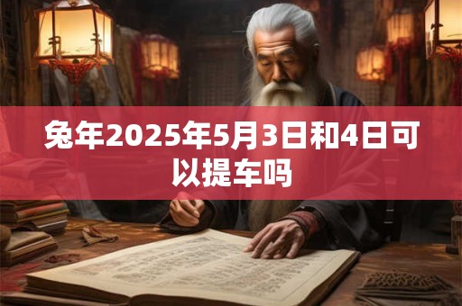 兔年2025年5月3日和4日可以提车吗