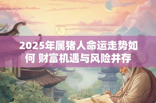 2025年属猪人命运走势如何 财富机遇与风险并存