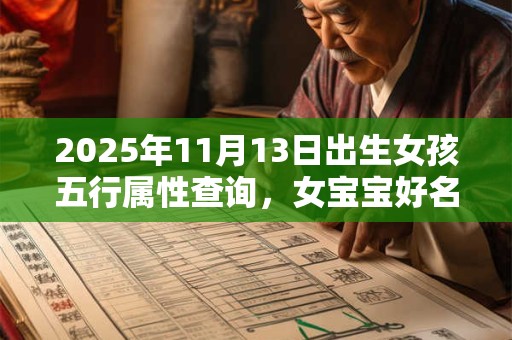 2025年11月13日出生女孩五行属性查询，女宝宝好名字合集