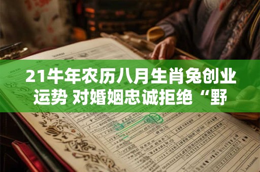 21牛年农历八月生肖兔创业运势 对婚姻忠诚拒绝“野花”
