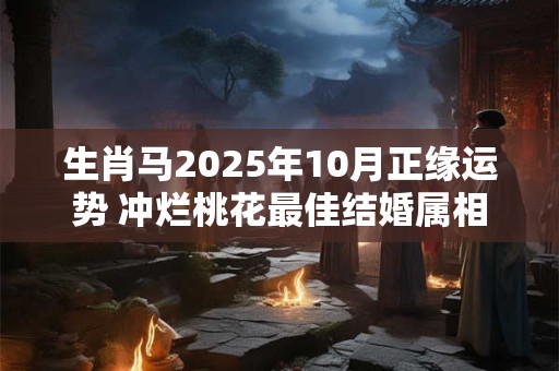 生肖马2025年10月正缘运势 冲烂桃花最佳结婚属相