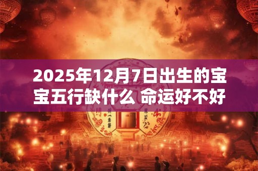 2025年12月7日出生的宝宝五行缺什么 命运好不好