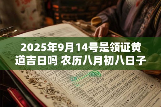 2025年9月14号是领证黄道吉日吗 农历八月初八日子好吗