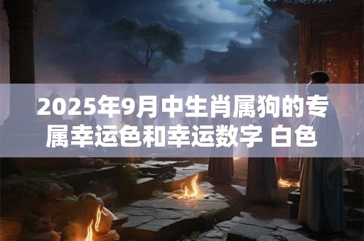 2025年9月中生肖属狗的专属幸运色和幸运数字 白色改善睡眠