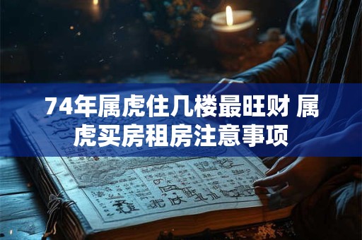 74年属虎住几楼最旺财 属虎买房租房注意事项