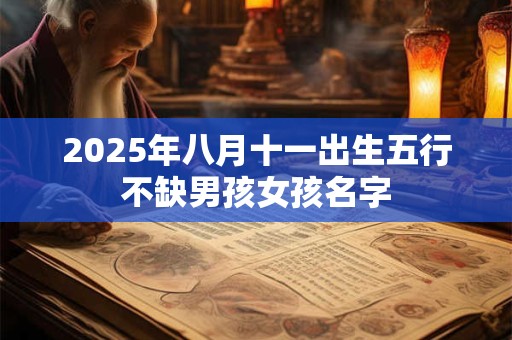 2026年八月十一出生五行不缺男孩女孩名字 2026年八月十一出生五行不缺男孩女孩名字