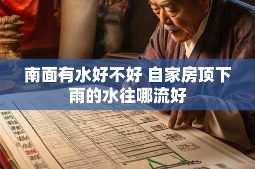 南面有水好不好 自家房顶下雨的水往哪流好