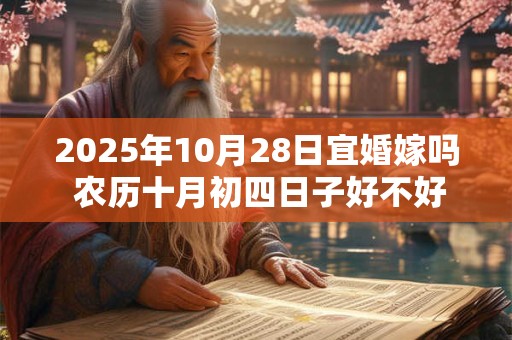 2025年10月28日宜婚嫁吗 农历十月初四日子好不好